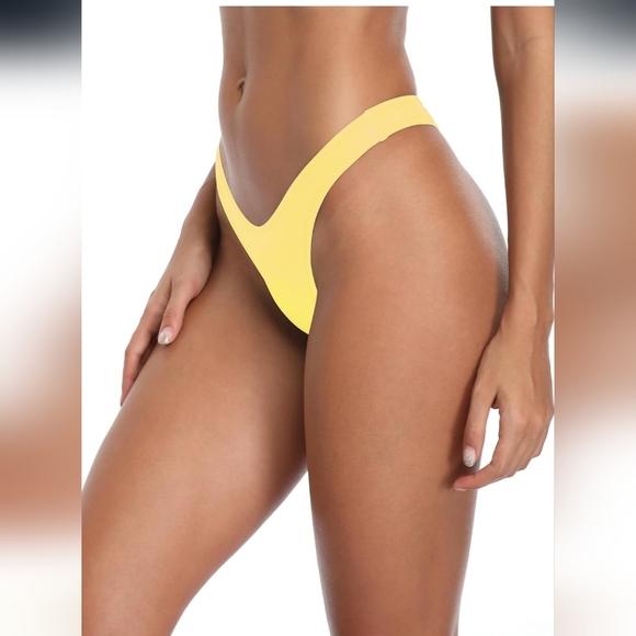 RELLECIGA Yellow High-Leg Bikini - Picture 3 of 8